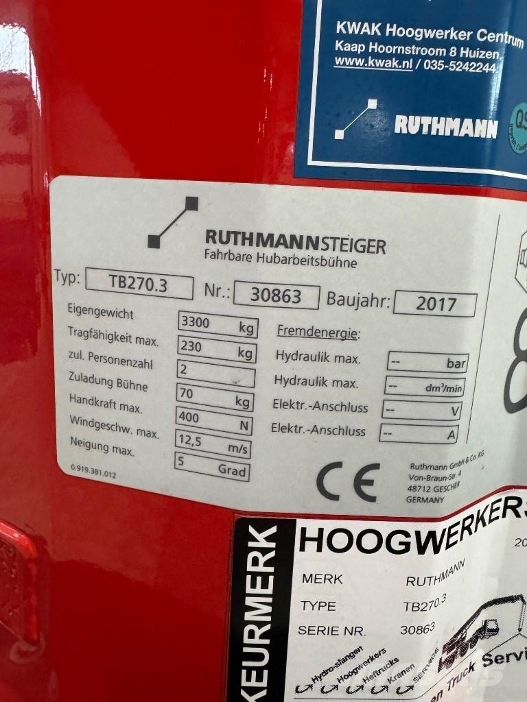 Ruthmann TB 270 Avtokošare