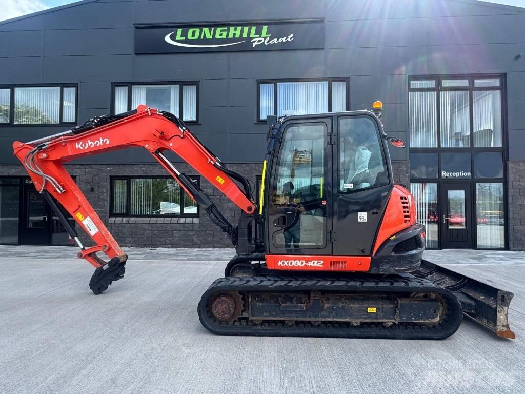 Kubota KX 080-4 Midi bagri 7t – 12t