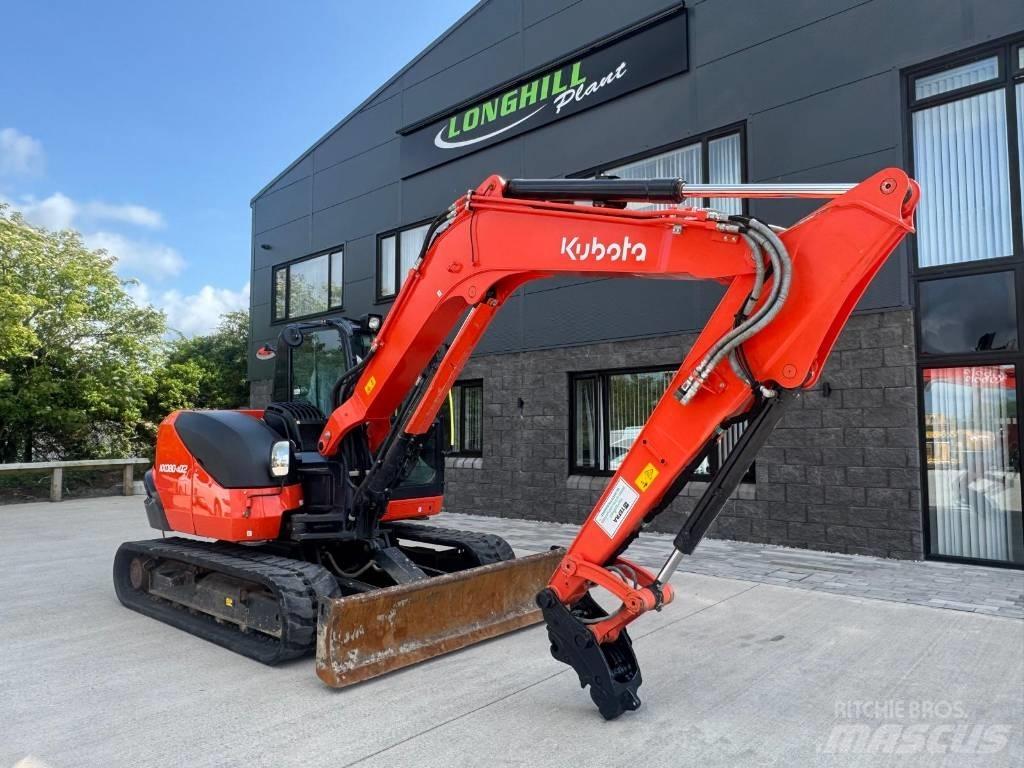 Kubota KX 080-4 Midi bagri 7t – 12t