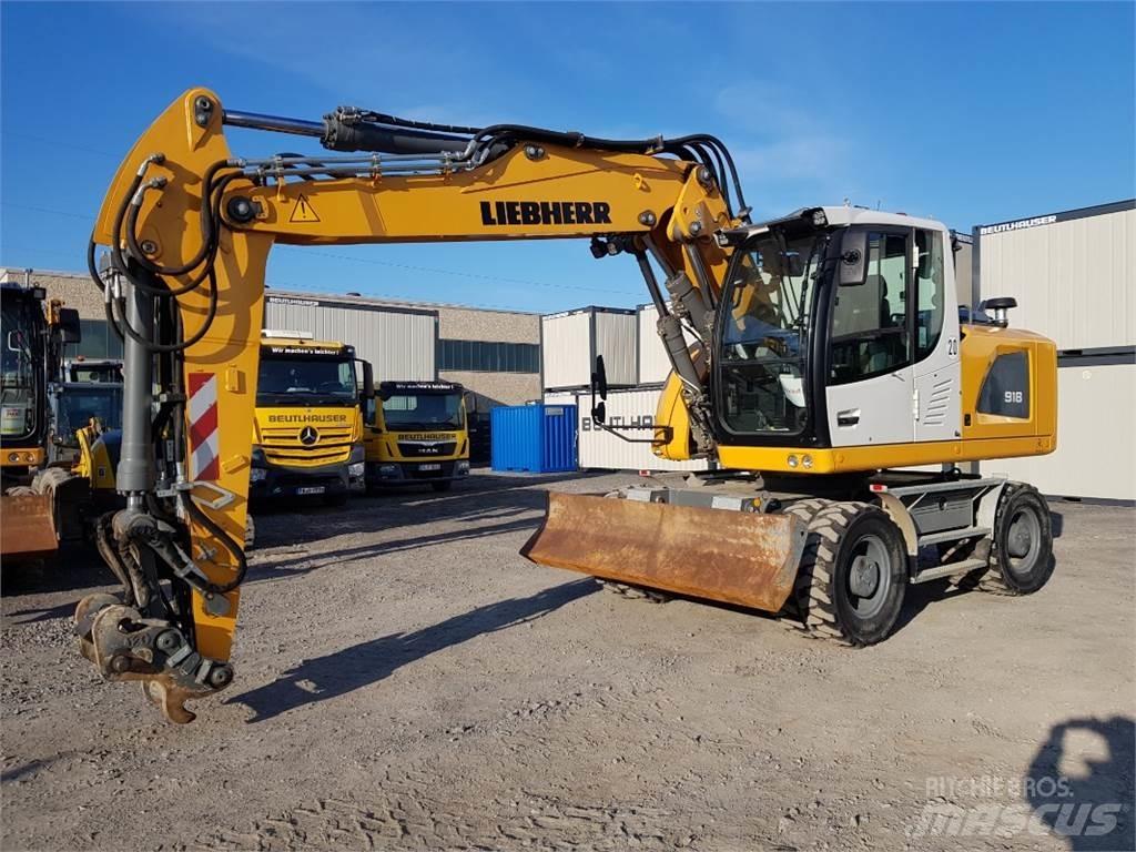 Liebherr A918 Bagri na kolesih