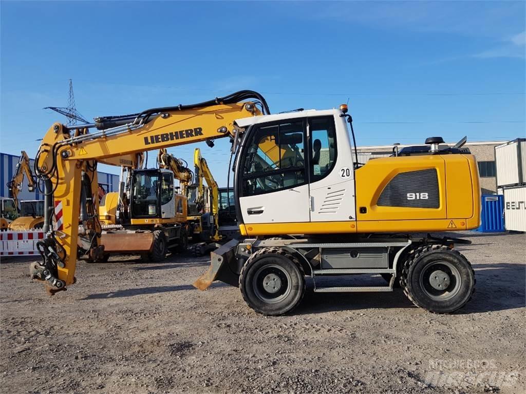 Liebherr A918 Bagri na kolesih