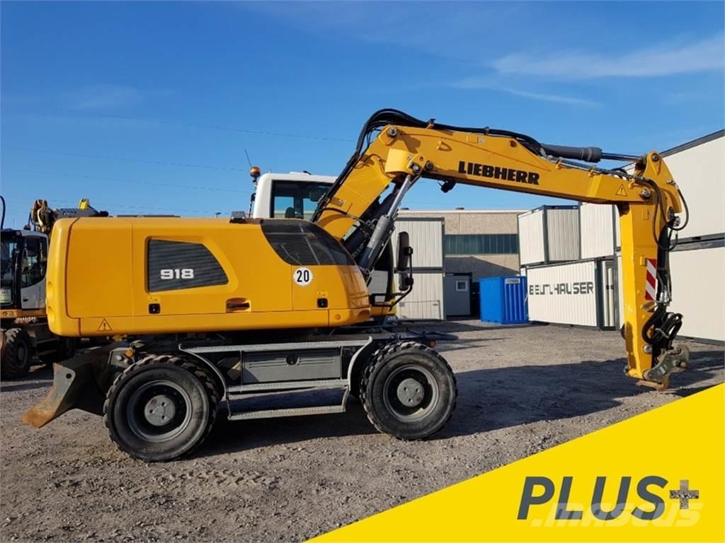 Liebherr A918 Bagri na kolesih