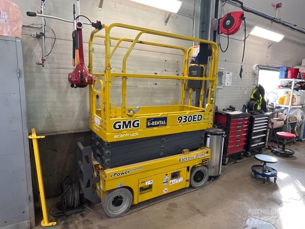 Saxlift GMG 930 ED, Škarjaste dvižne ploščadi