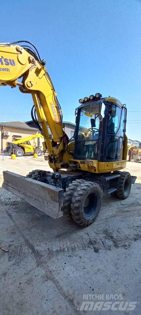 Komatsu PW98 MR-11 Bagri na kolesih