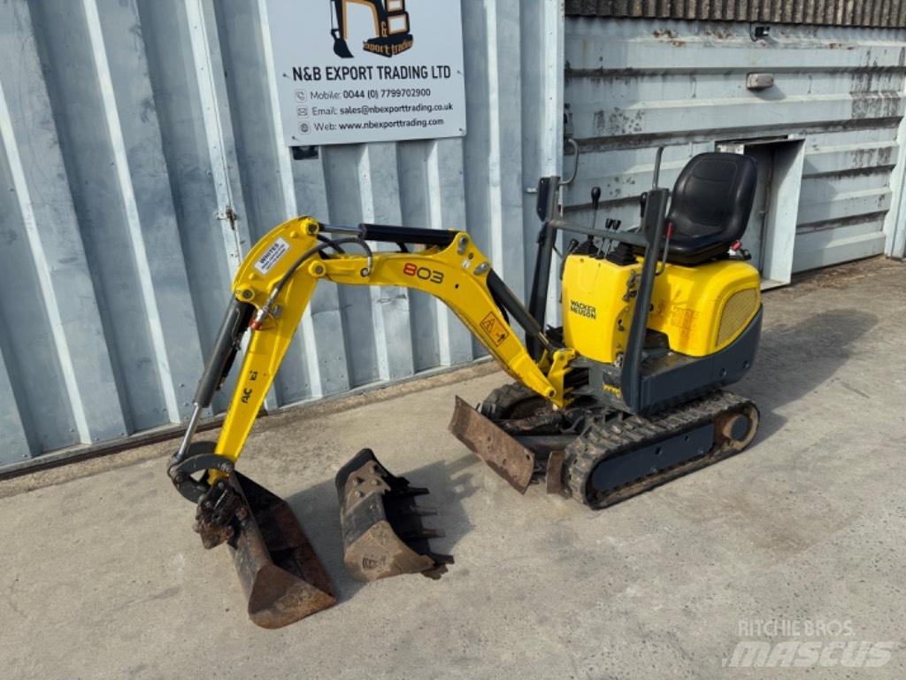 Wacker Neuson 803 Mini bagri <7t