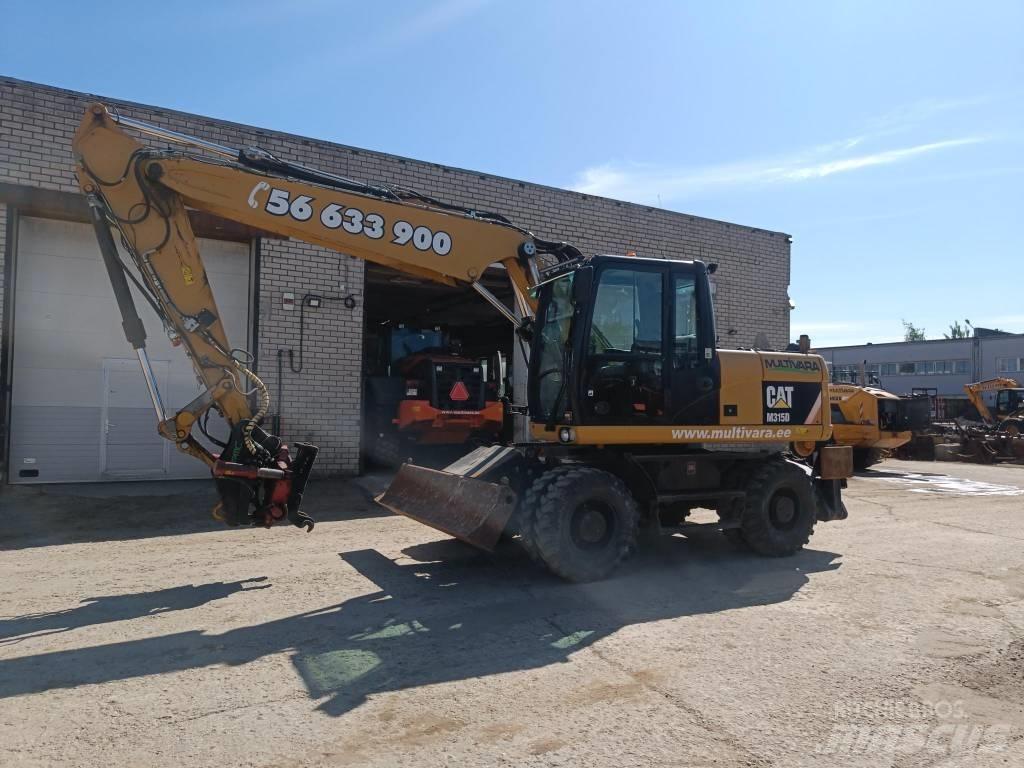 CAT M 315 D Bagri na kolesih