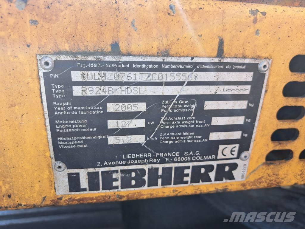 Liebherr R924B HDSL Bagri goseničarji
