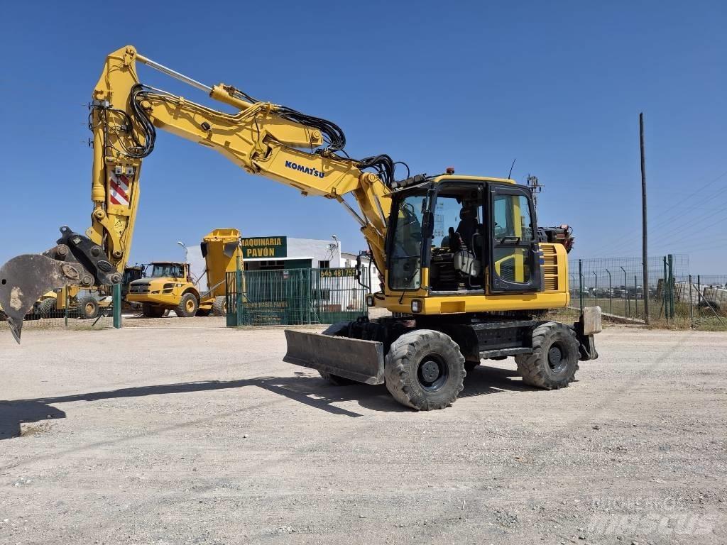 Komatsu PW 148-8 Bagri na kolesih