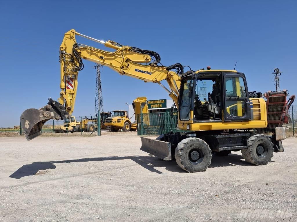 Komatsu PW 148-8 Bagri na kolesih