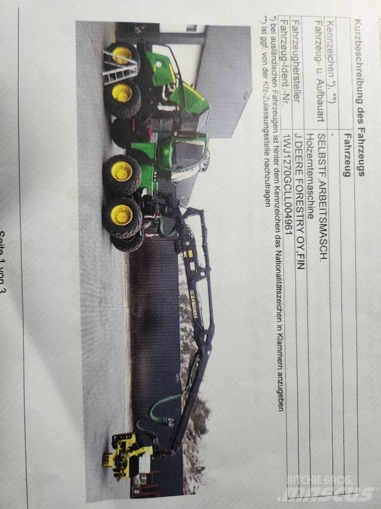 John Deere 1270 G Harvesterji