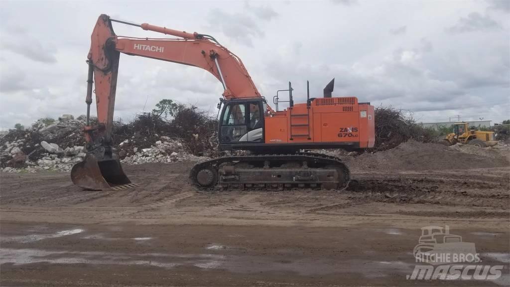 Hitachi ZX 670 Bagri goseničarji
