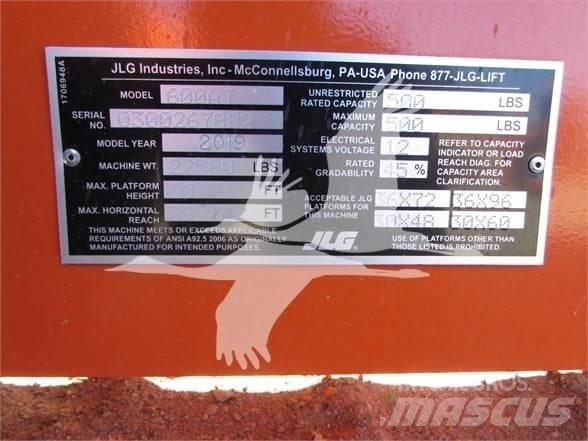 JLG 600AJ Zglobne dvižne ploščadi