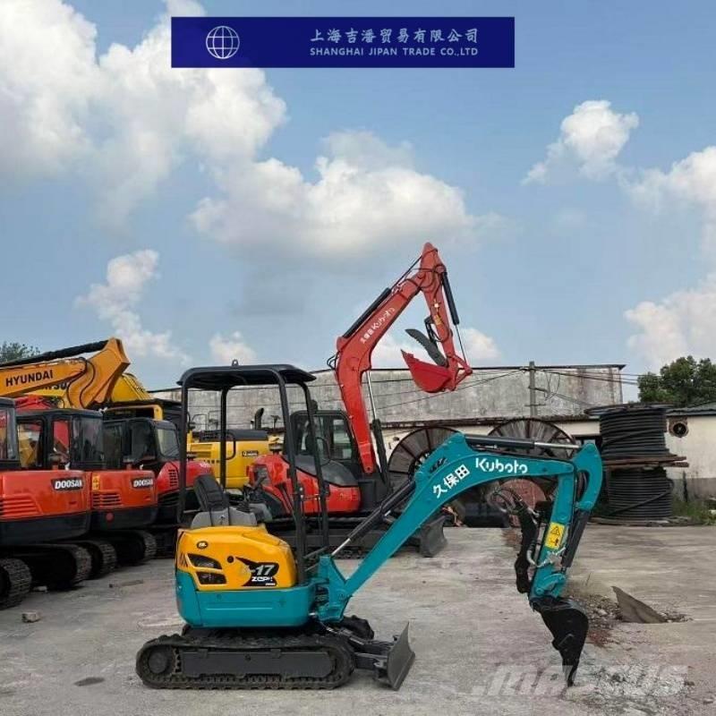 Kubota U 17 Mini bagri <7t