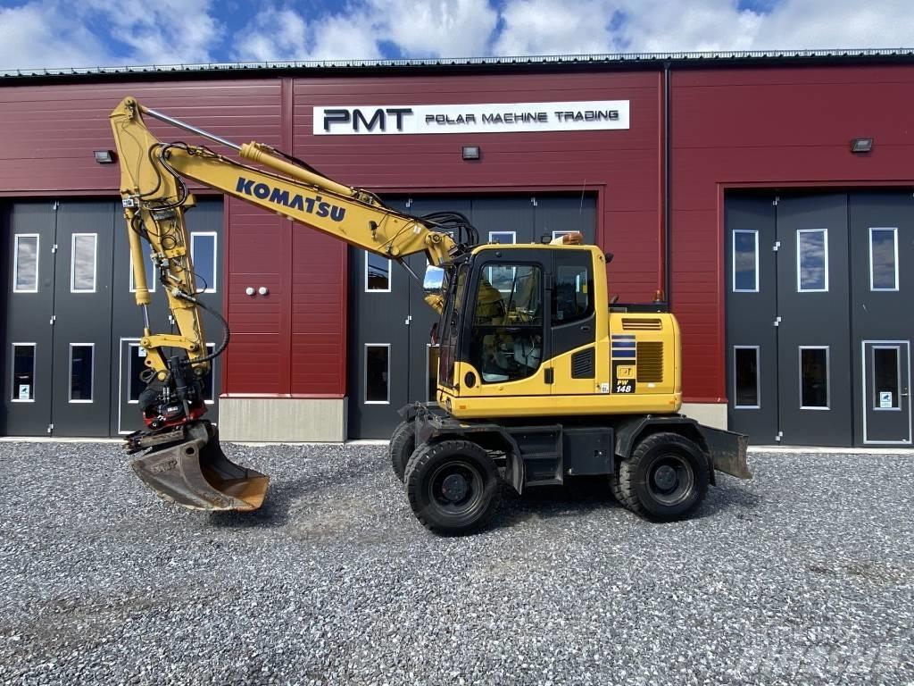 Komatsu PW 148-10 Bagri na kolesih