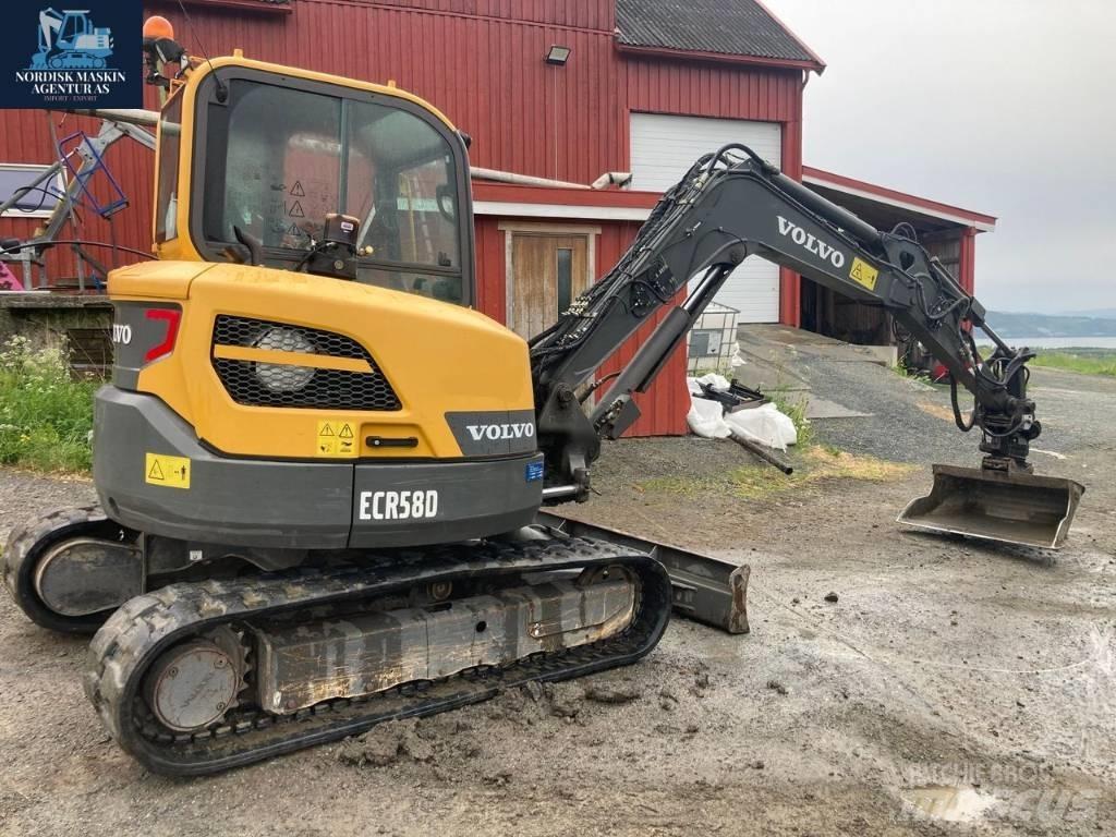 Volvo ECR 58 D Mini bagri <7t