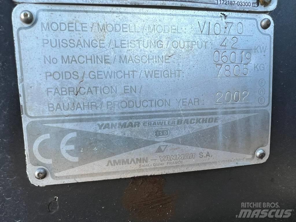Yanmar Vio 70 Bagri goseničarji