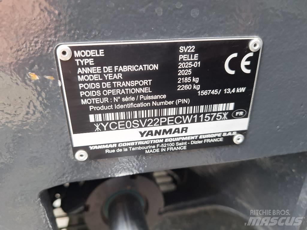 Yanmar SV 22 Mini bagri <7t