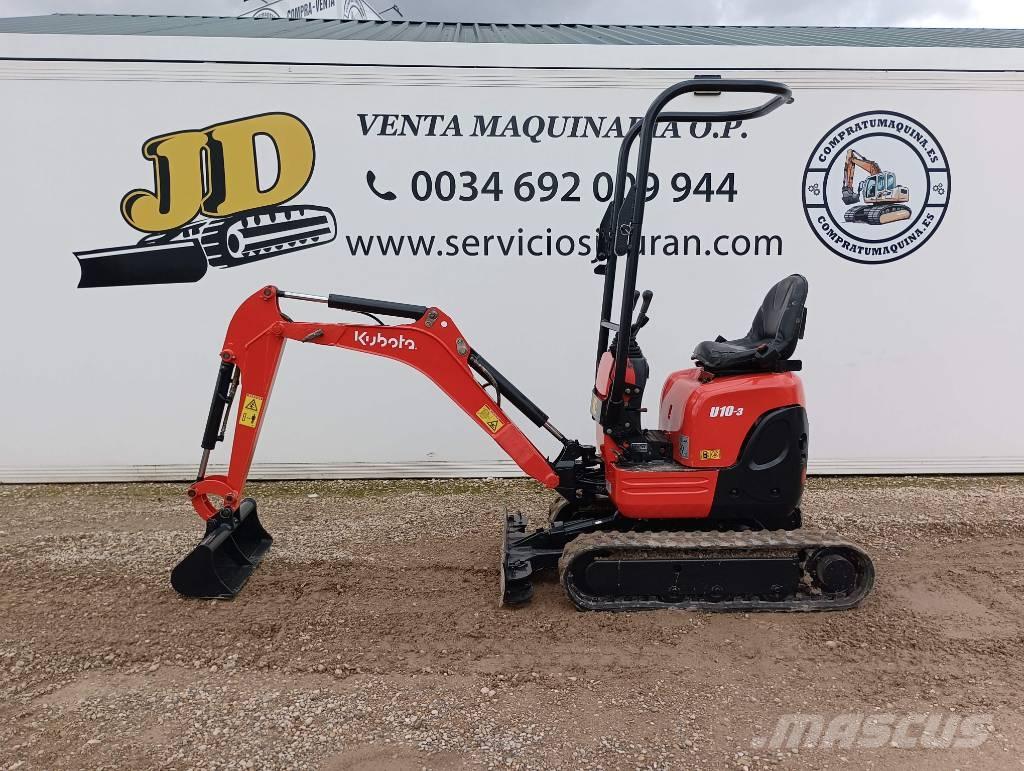 Kubota U 10 Mini bagri <7t