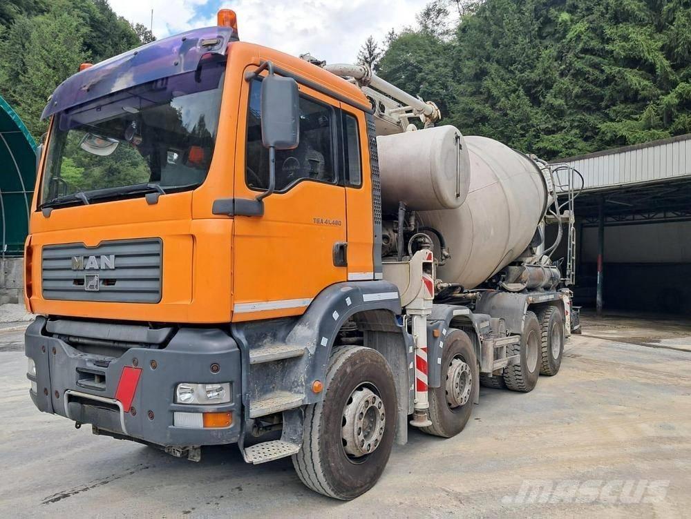 MAN TGA 41.480 Avtomešalci za beton