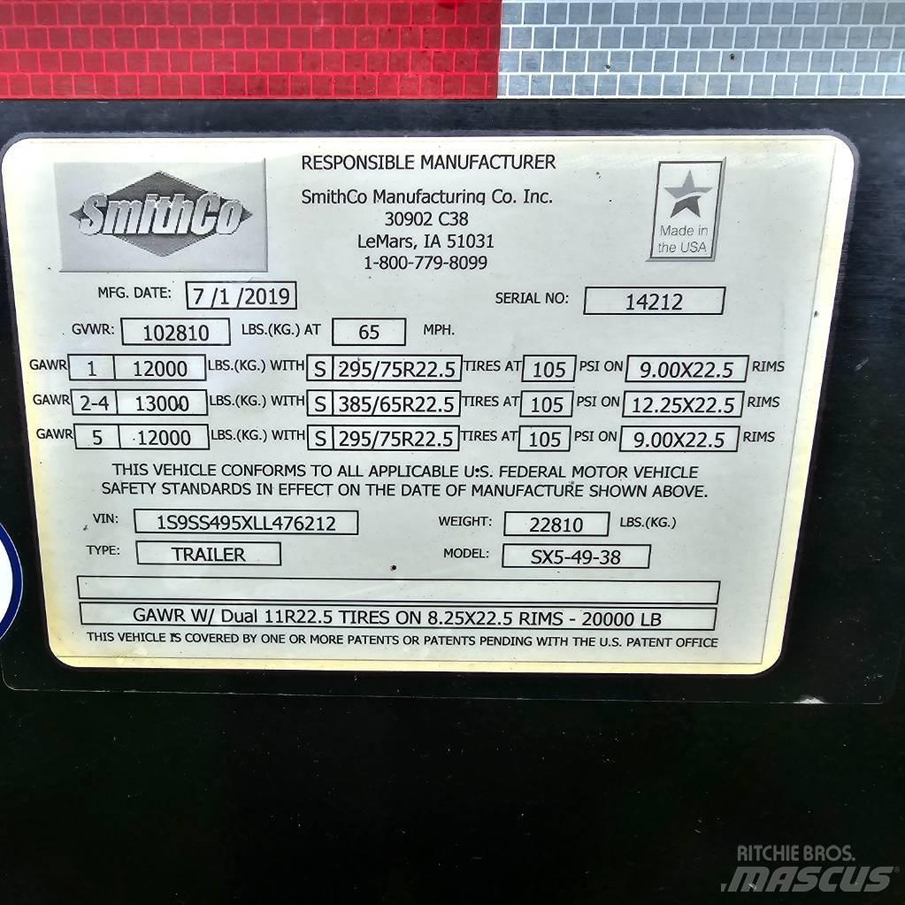 SmithCo SX5-49-38 Kiper prikolice