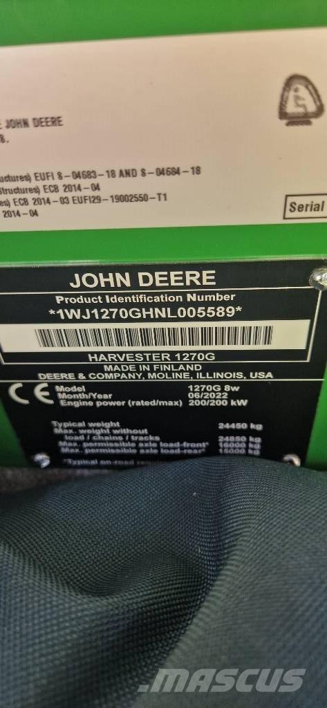 John Deere 1270 G Harvesterji