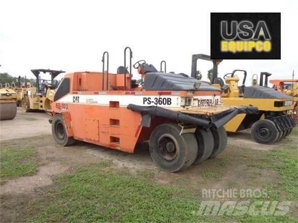 CAT PS-360B Kolesni valjarji s pnevmatikami