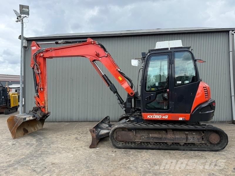 Kubota KX 080-4 Midi bagri 7t – 12t