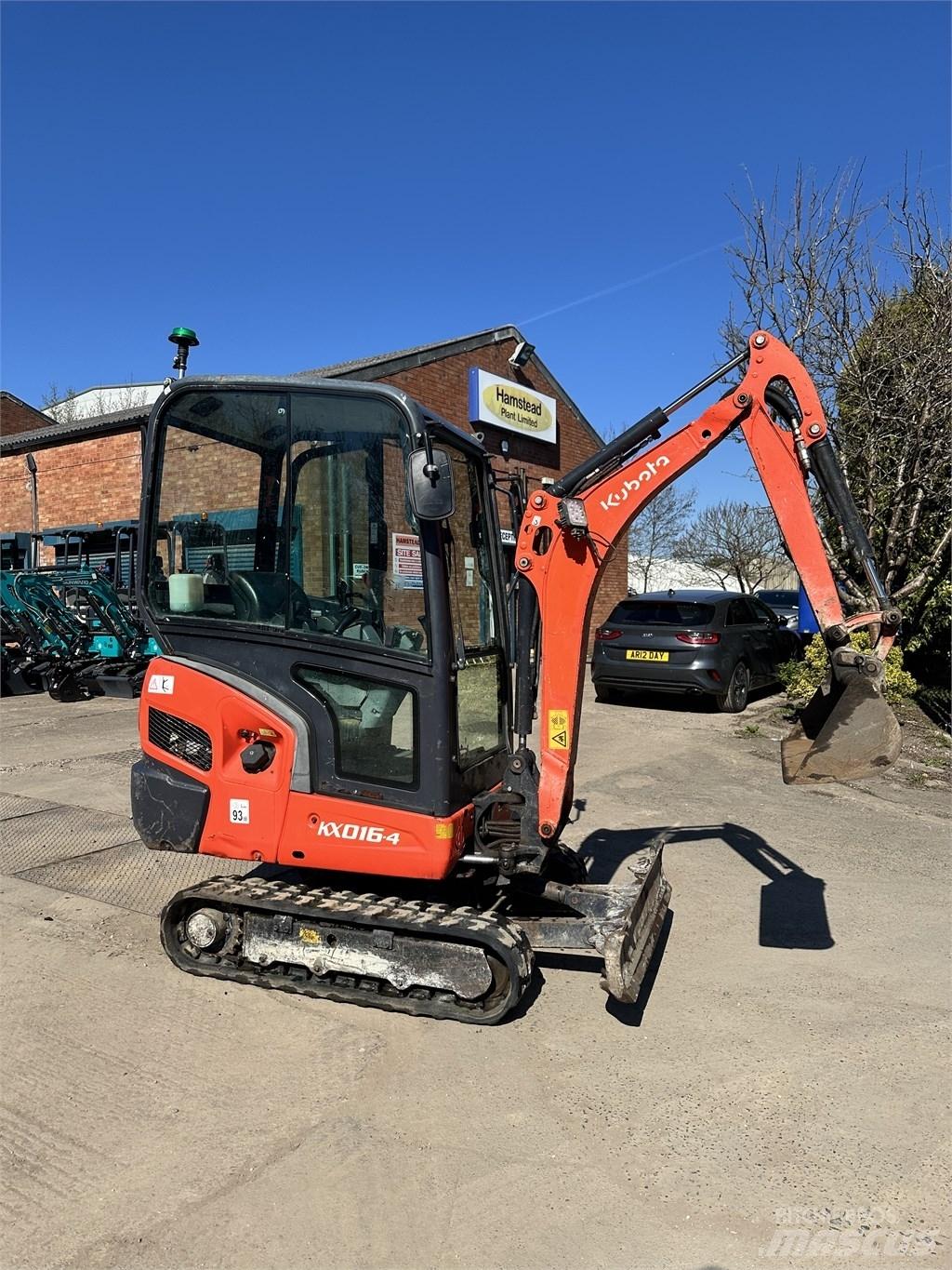 Kubota KX 016-4 Mini bagri <7t