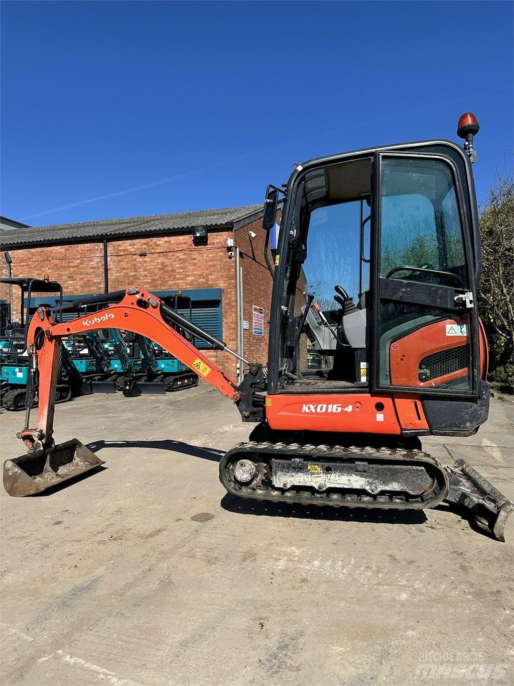 Kubota KX 016-4 Mini bagri <7t