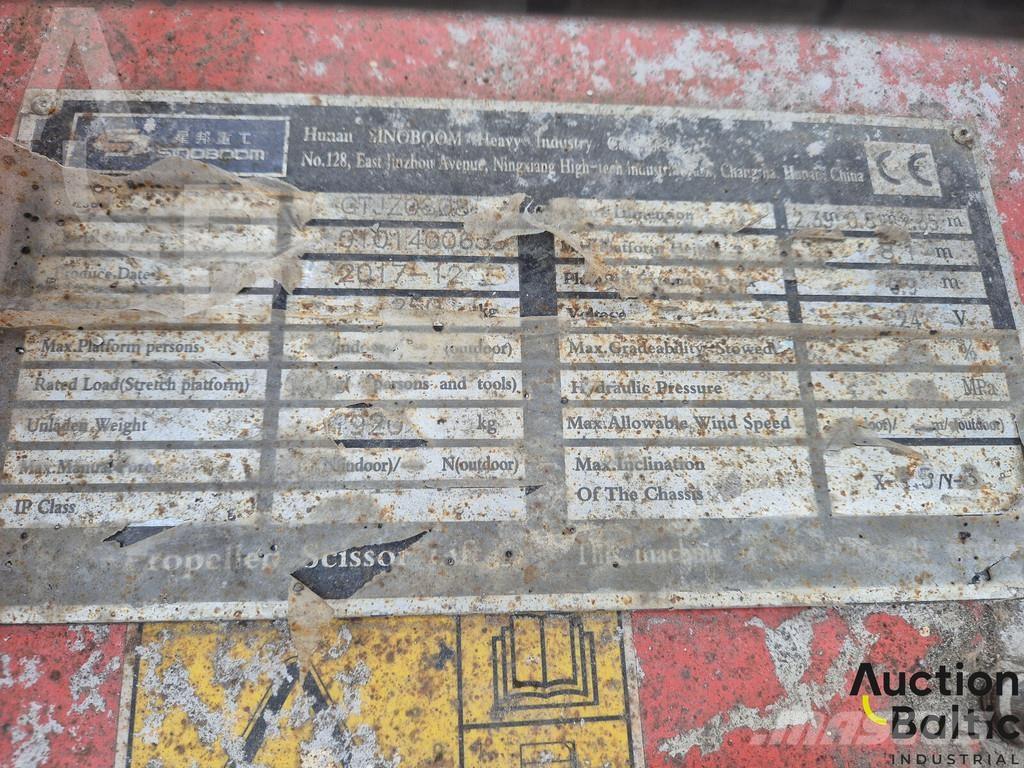 Sinoboom GTJZ0808 Škarjaste dvižne ploščadi