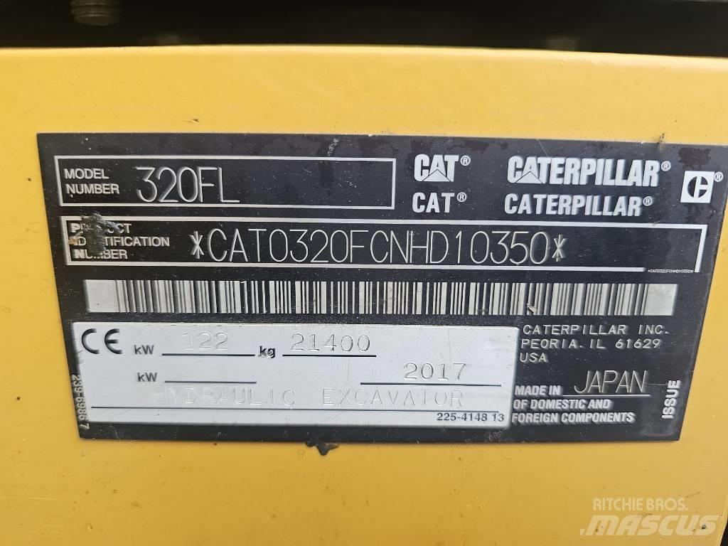 CAT 320FL Bagri goseničarji