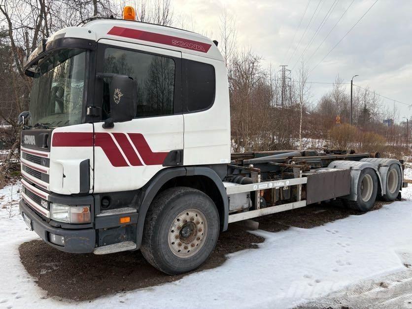 Scania G124 440 Razstavljivi tovornjaki z žičnimi dvigali