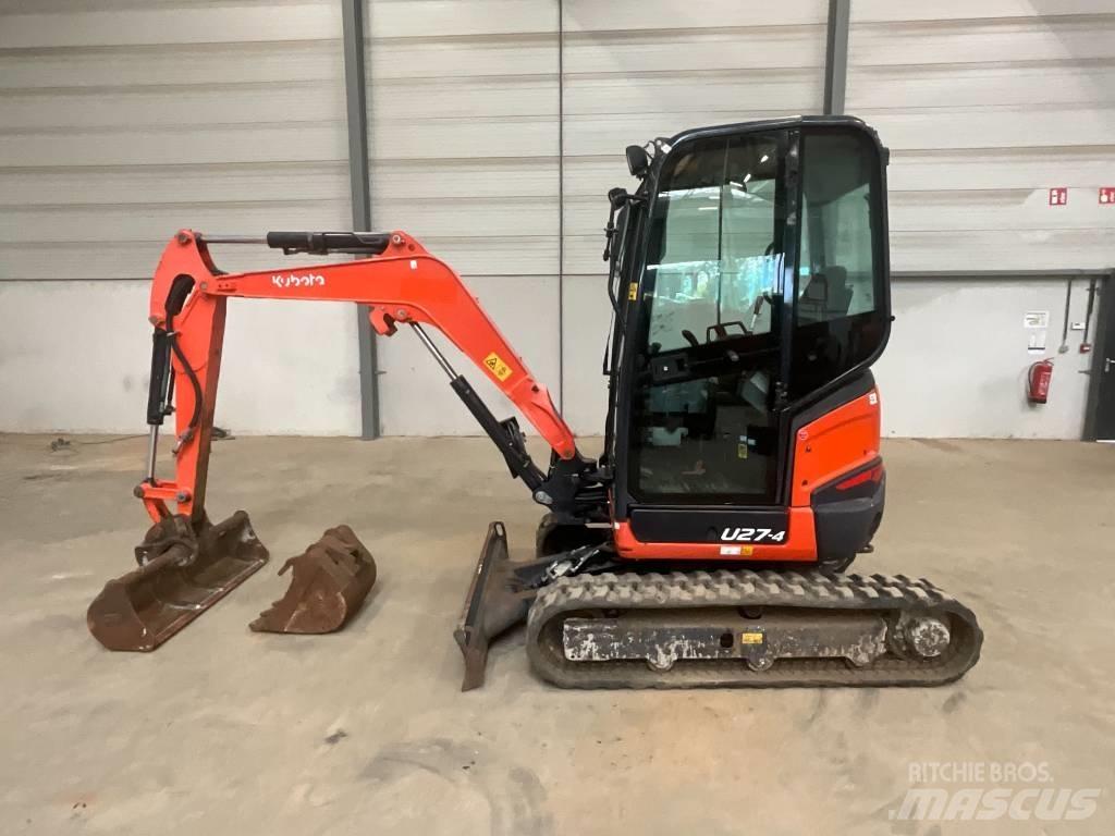 Kubota U 27-4 Mini bagri <7t