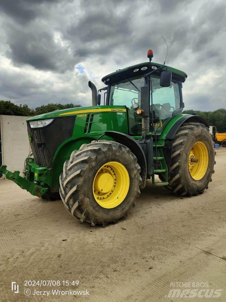 John Deere 7260 R Traktorji