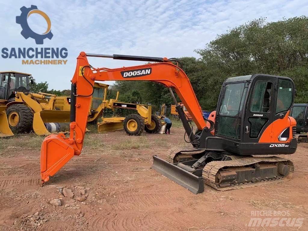 Doosan DX 55 Mini bagri <7t
