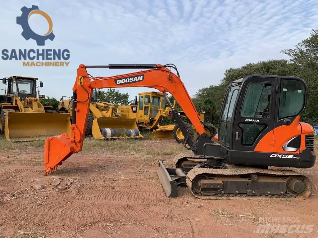 Doosan DX 55 Mini bagri <7t