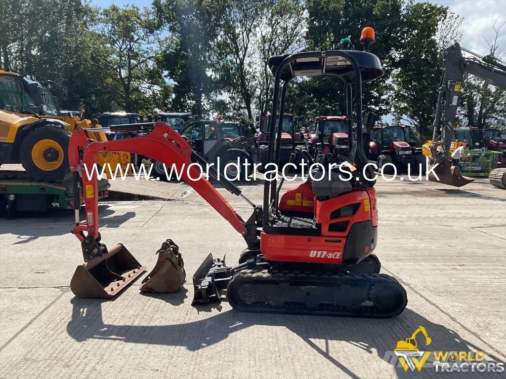 Kubota U 17-3 Mini bagri <7t