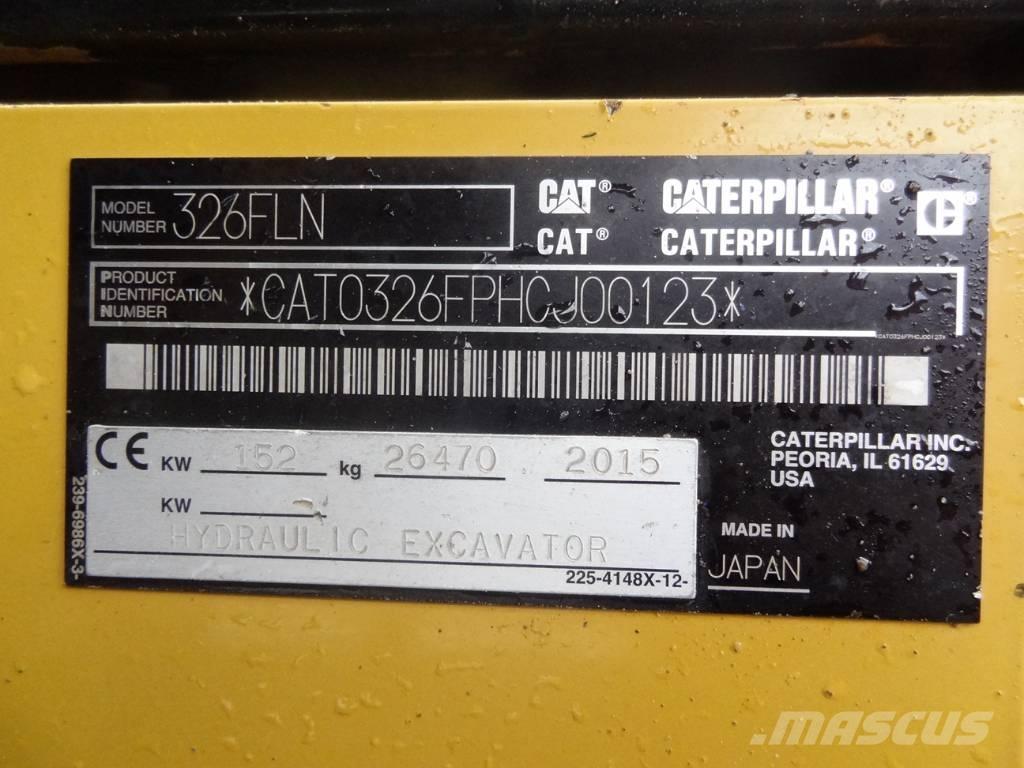 CAT 326 F Bagri goseničarji