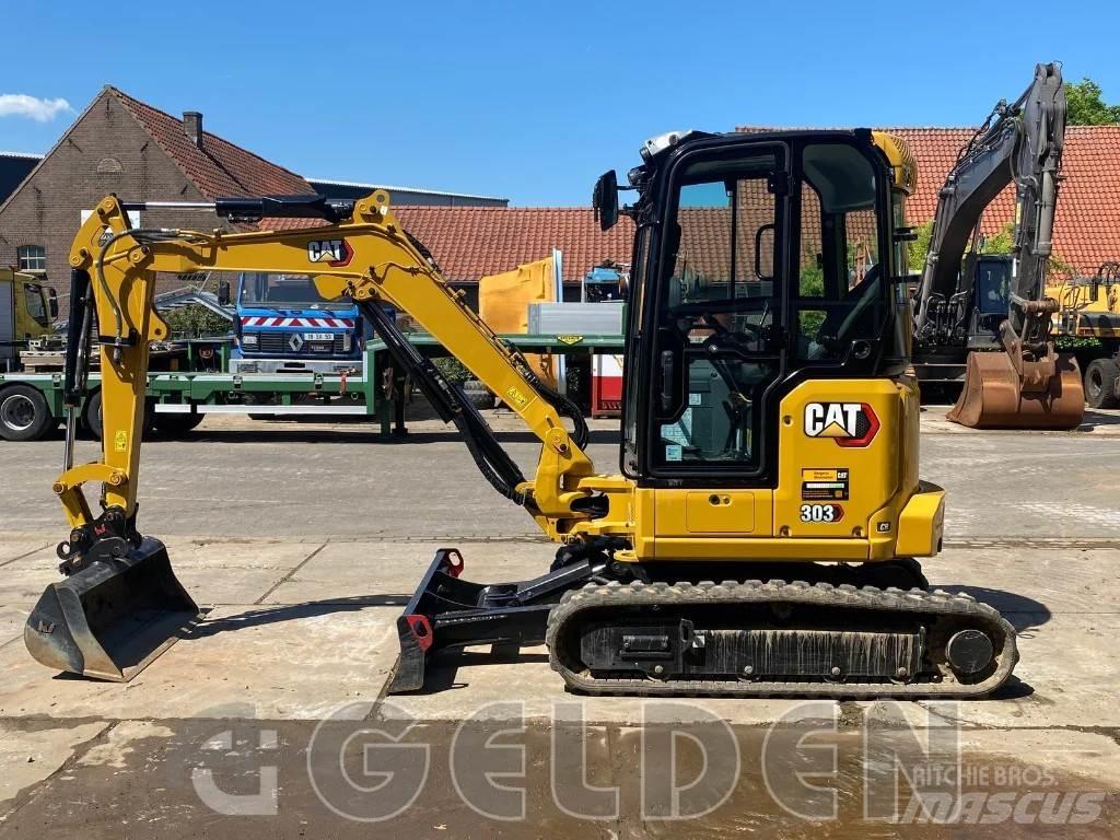 CAT 303 - 3 Buckets Mini bagri <7t