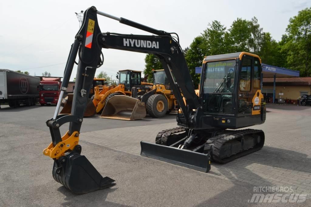 Hyundai HX 55 Mini bagri <7t