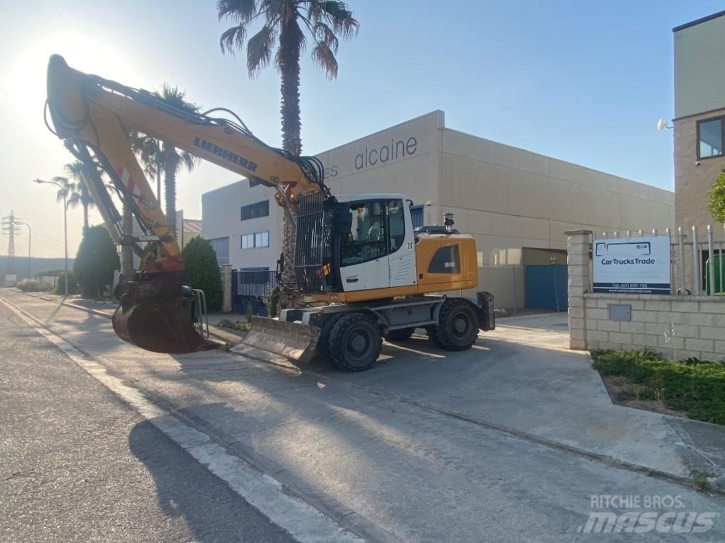 Liebherr A918 Bagri na kolesih