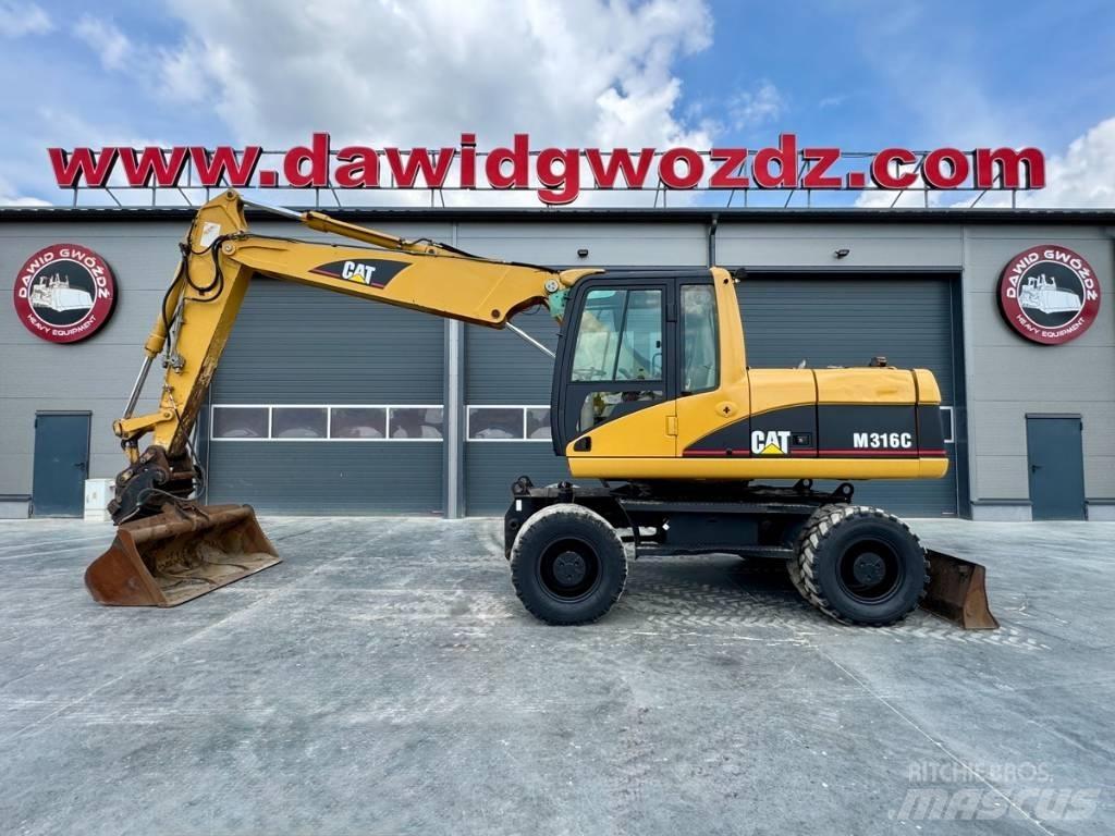 CAT M 316 C Bagri na kolesih