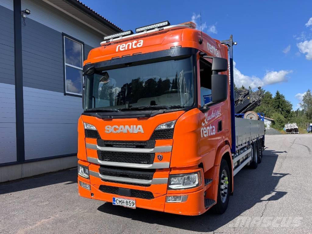 Scania G 410 Tovornjaki z žerjavom