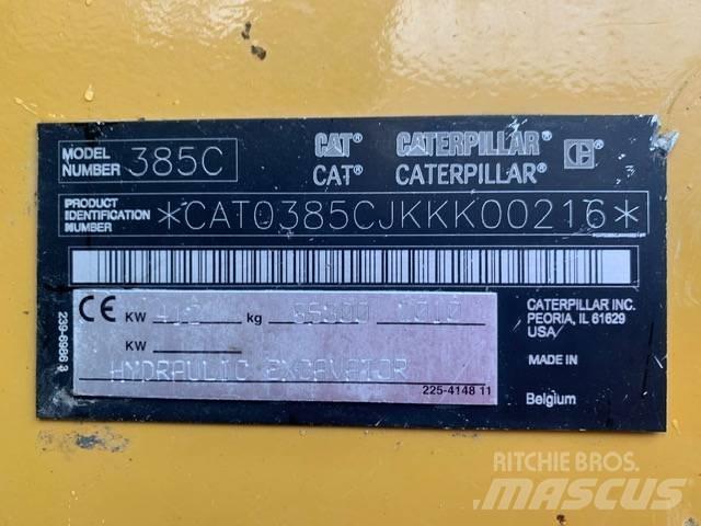 CAT 385 C L  385CL Bagri goseničarji