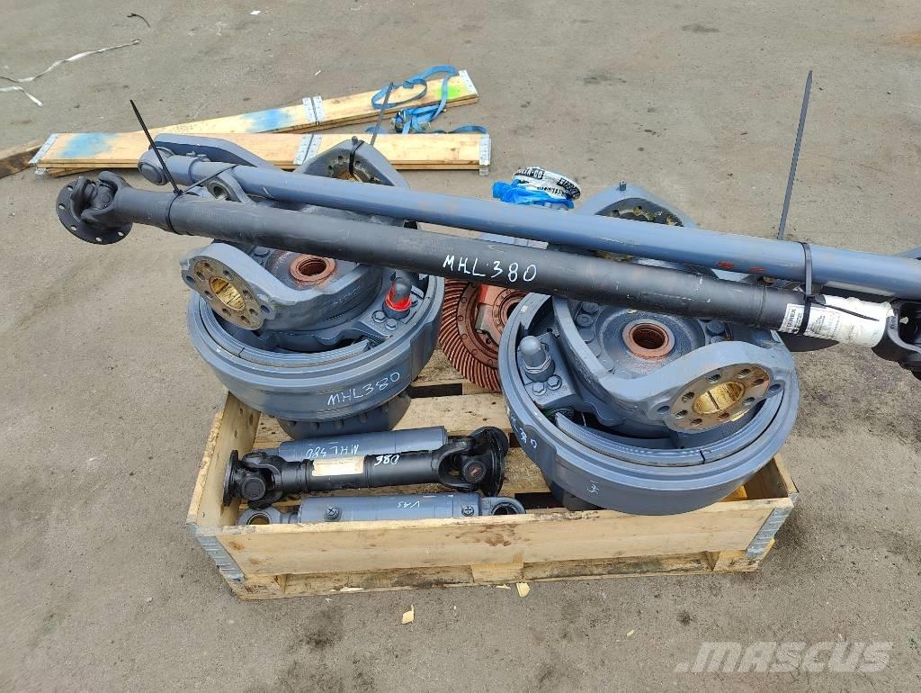 Fuchs MHL 380 Podvozje in vzmetenje