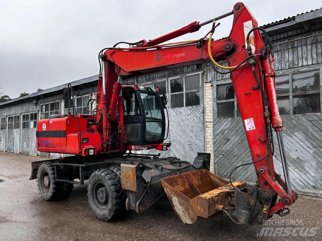 JCB JS 130 W Bagri na kolesih