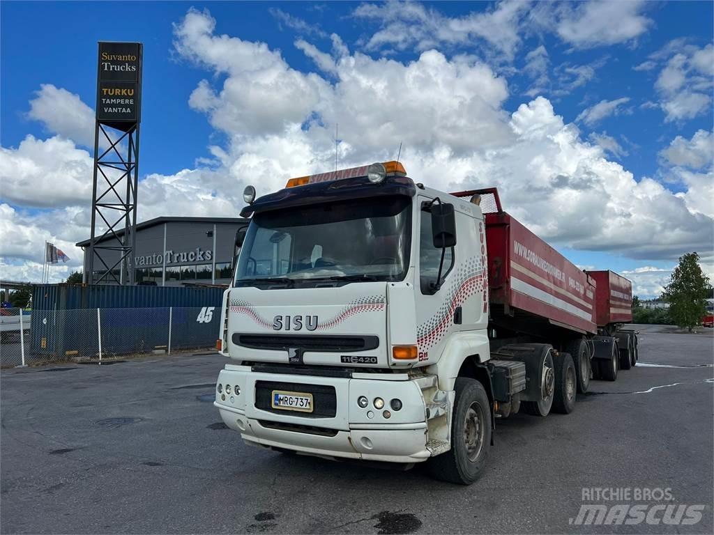 Sisu E11M-420 8X4 Kiper tovornjaki