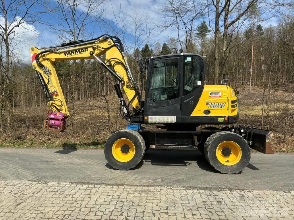Yanmar B 110 W Bagri na kolesih