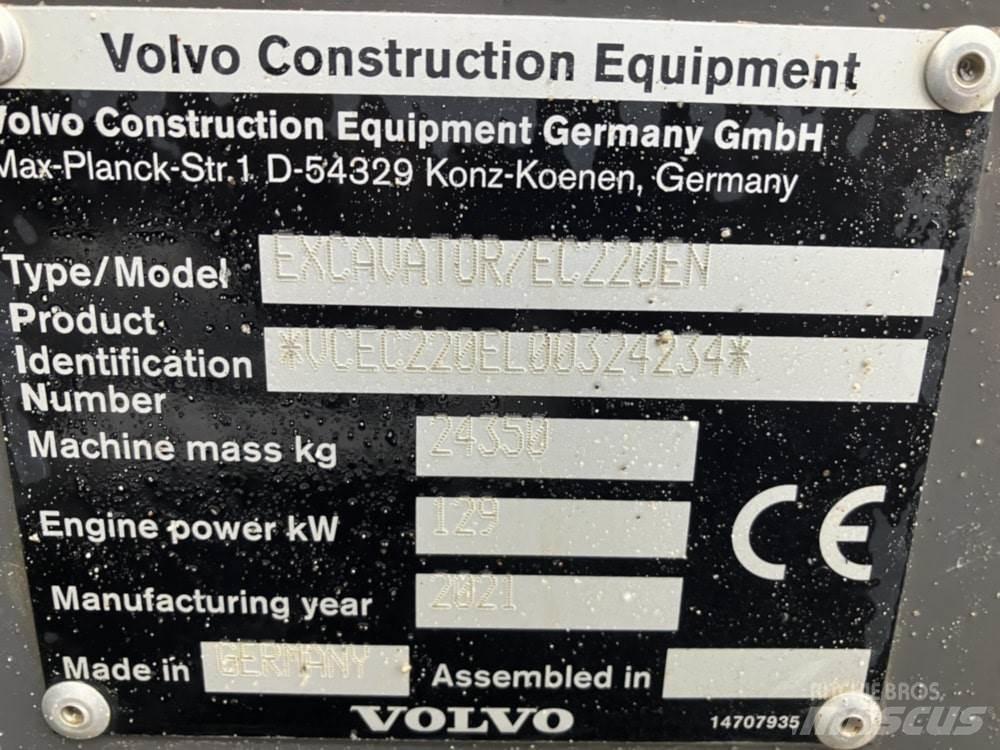 Volvo EC220EN Bagri goseničarji