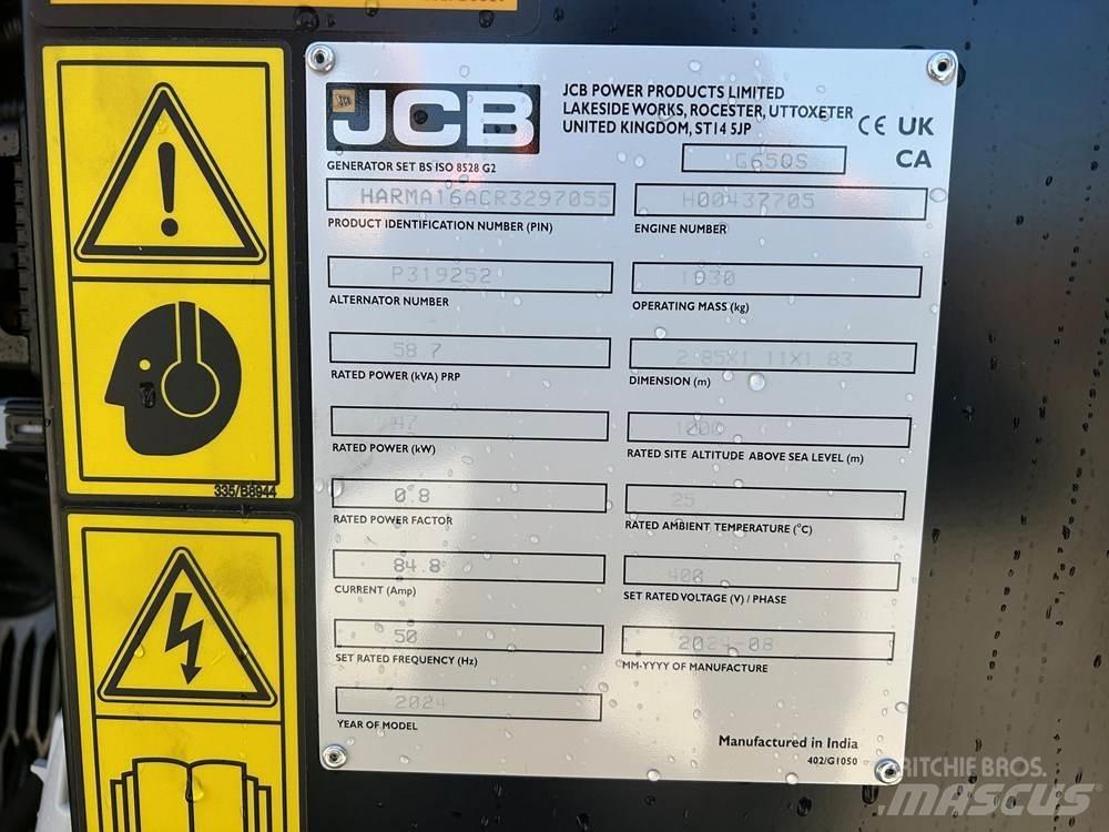 JCB G65QS Dizelski agregati